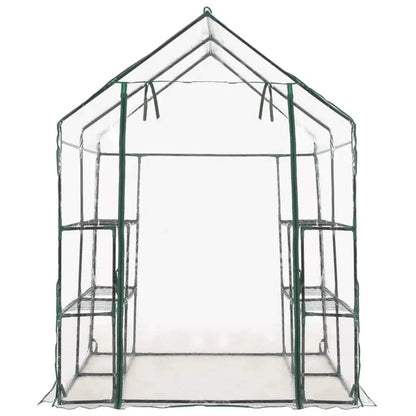 Siltumnīca Ar 8 Plauktiem, 143X143X195 Cm - HOLDORS
