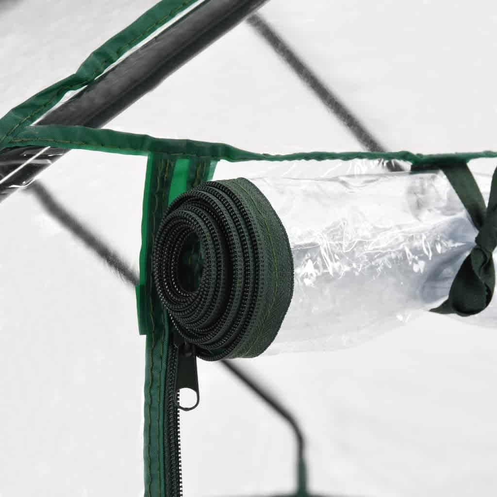 Siltumnīca Ar 8 Plauktiem, 143X143X195 Cm - HOLDORS