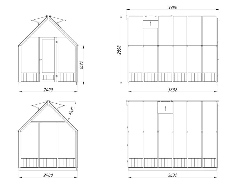 Siltumnīca Emīlija — 8.2m² - HOLDORS