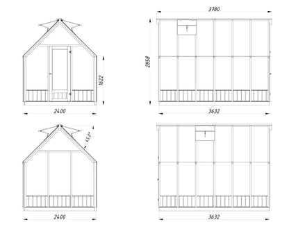 Siltumnīca Emīlija — 8.2m² - HOLDORS