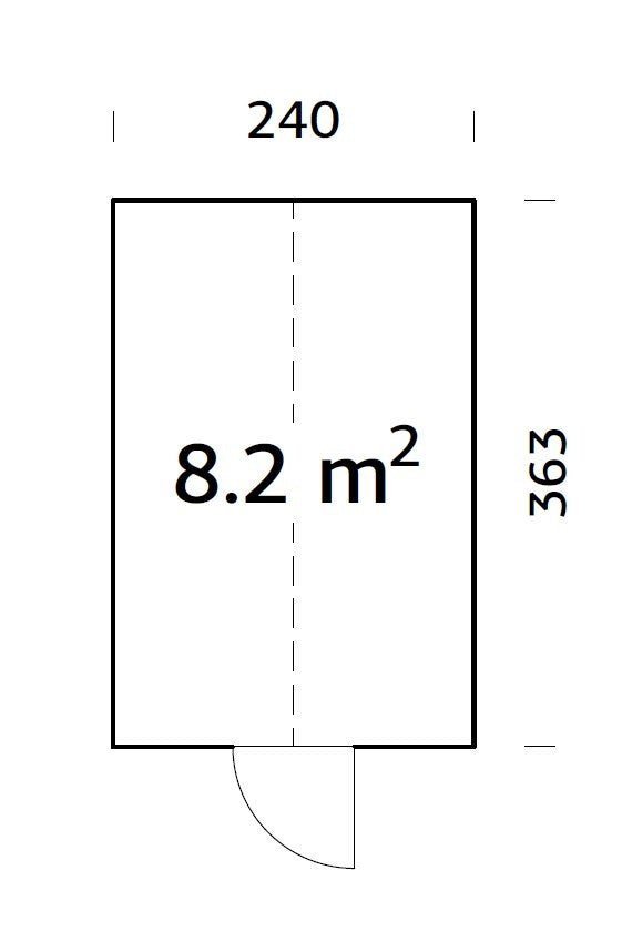 Siltumnīca Emīlija — 8.2m² - HOLDORS