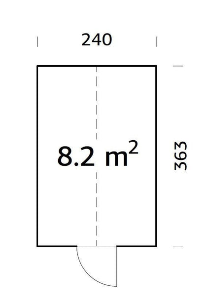 Siltumnīca Emīlija — 8.2m² - HOLDORS