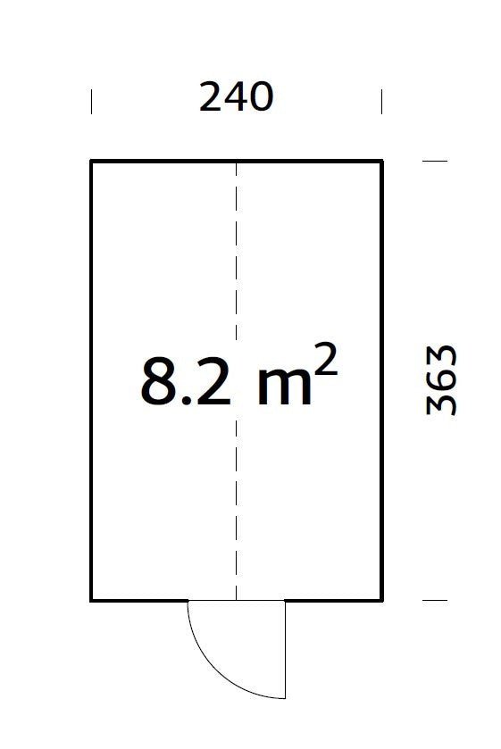 Siltumnīca Emīlija — 8.2m² - HOLDORS