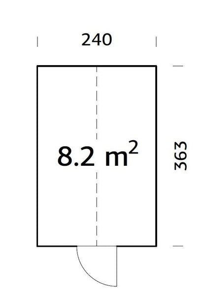 Siltumnīca Emīlija — 8.2m² - HOLDORS