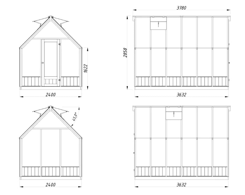 Siltumnīca Emīlija — 8.2m² - HOLDORS