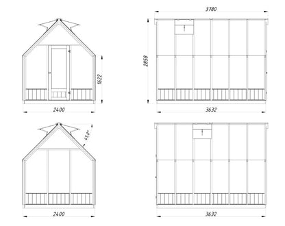 Siltumnīca Emīlija — 8.2m² - HOLDORS