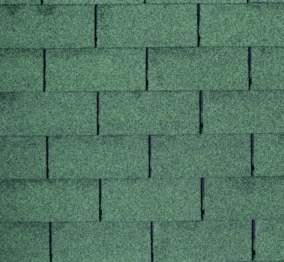 Šindeļu jumta segums zaļš, 3 m² - HOLDORS