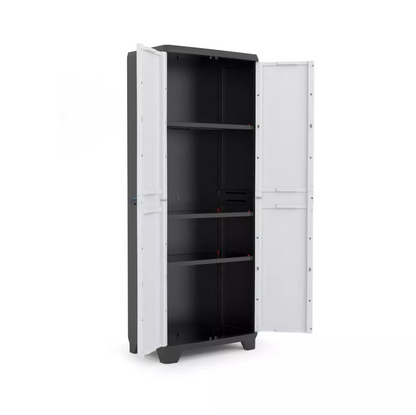 Шкаф Linear Tall Cabinet 68x39x173см черный/серый/темно-синий