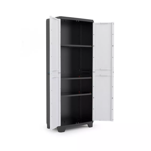 Шкаф Linear Tall Cabinet 68x39x173см черный/серый/темно-синий