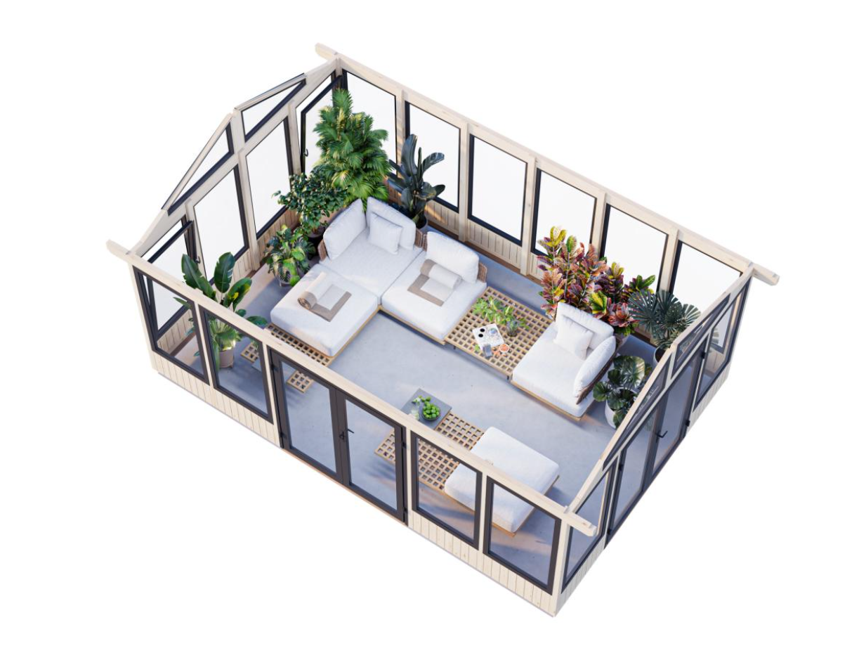 Stikla māja Isabella 22.2 m²