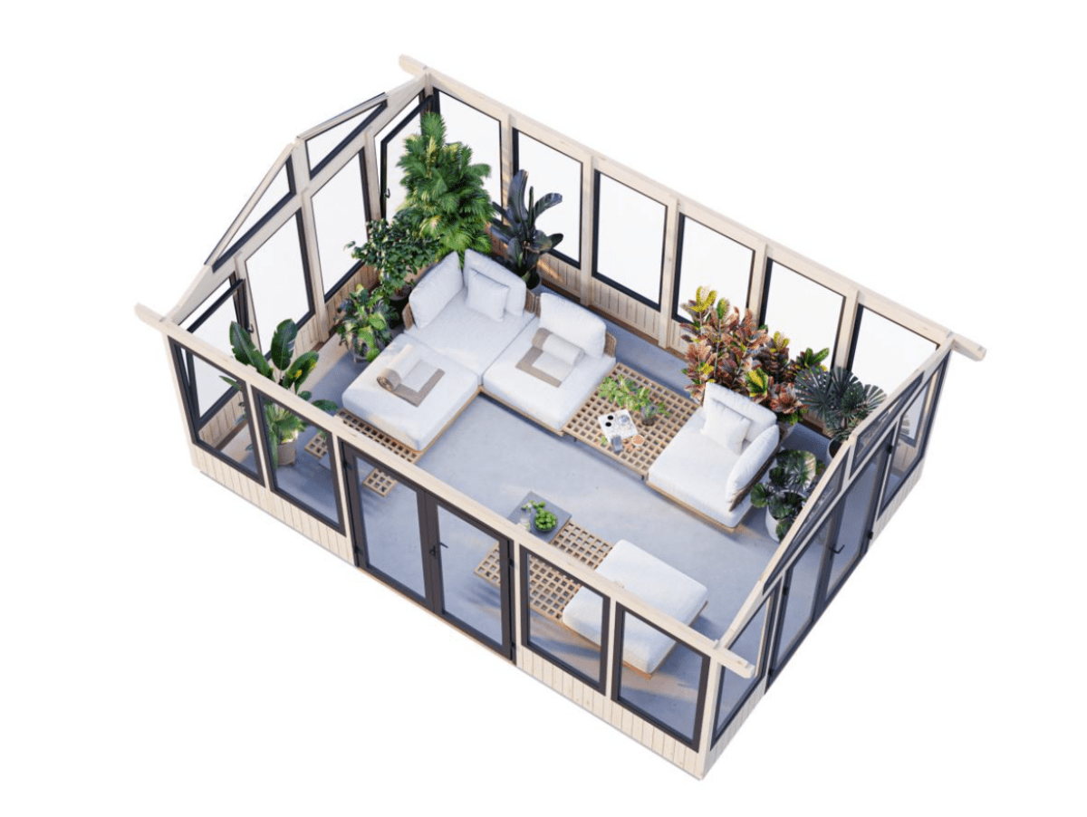 Stikla māja Isabella 22.2 m² - HOLDORS