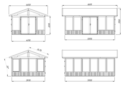 Stikla māja Isabella 22.2 m² - HOLDORS