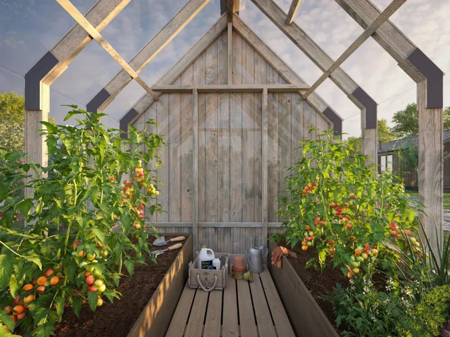 Stikla oranžērija Emīlija — 5.4 + 4.0 m² - HOLDORS