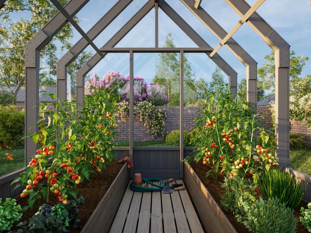 Stikla oranžērija Emīlija — 5.4 m² - HOLDORS