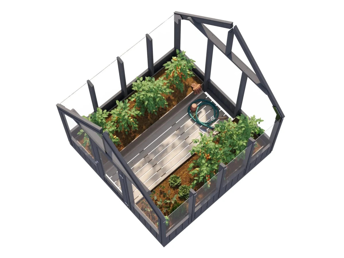Stikla oranžērija Emīlija — 5.4 m² - HOLDORS