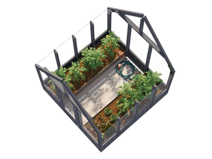 Stikla oranžērija Emīlija — 5.4 m² - HOLDORS