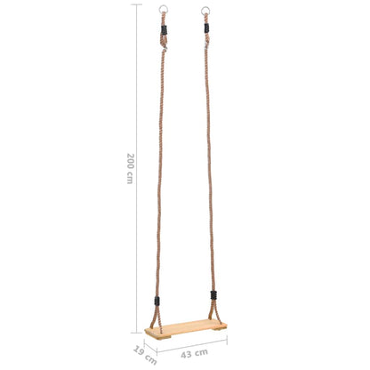 Šūpoles, 200 Cm, Priedes Masīvkoks - HOLDORS