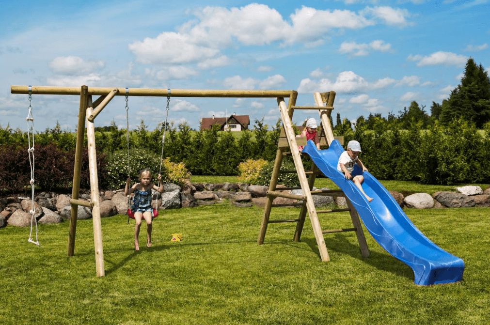 Šūpoles ar slidkalniņu Henrijs - HOLDORS