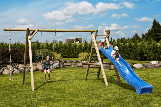 Šūpoles ar slidkalniņu Henrijs - HOLDORS