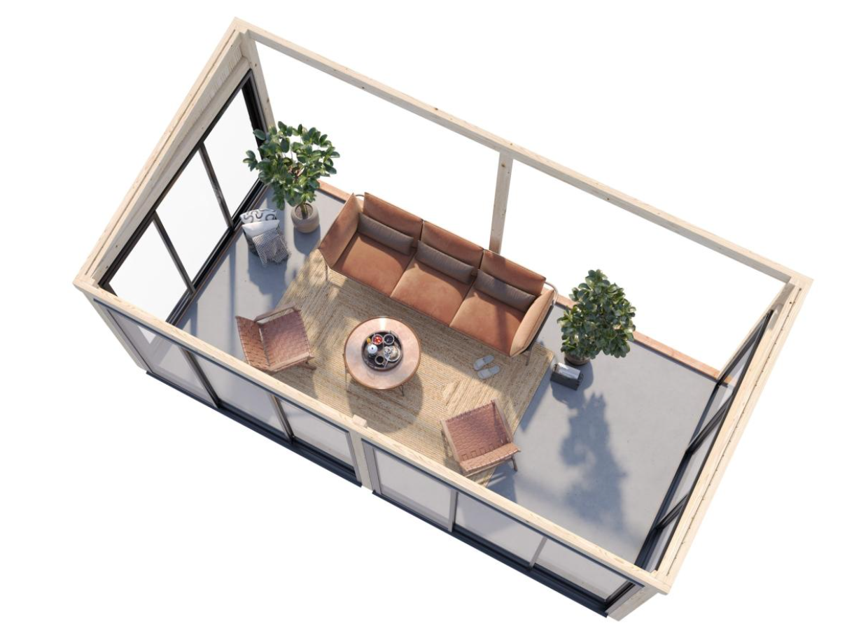 Terases veranda Lukass 16.2 m²
