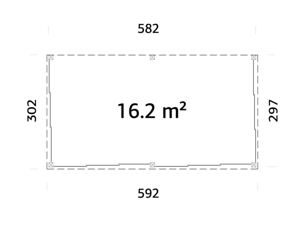 Terases veranda Lukass 16.2 m² - HOLDORS