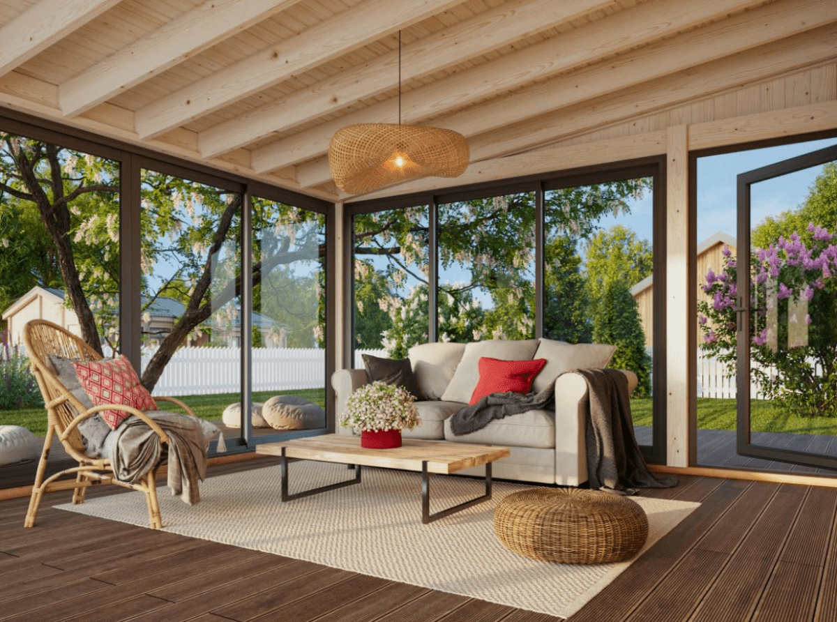 Terases veranda Lukass 16.6 m² - HOLDORS