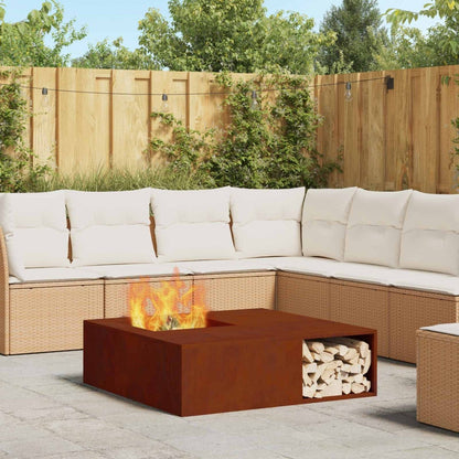 Uguns Bedre Rūsa 100 X 100 X 30 Cm Novecināts Tērauds - HOLDORS