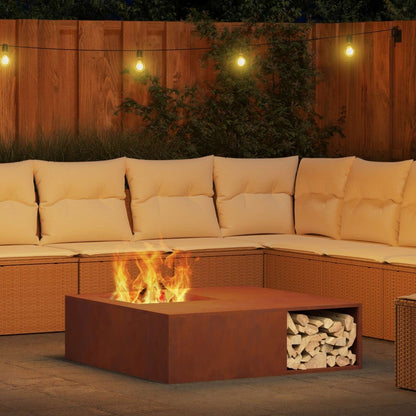 Uguns Bedre Rūsa 100 X 100 X 30 Cm Novecināts Tērauds - HOLDORS