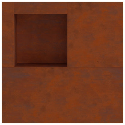 Uguns Bedre Rūsa 100 X 100 X 30 Cm Novecināts Tērauds - HOLDORS