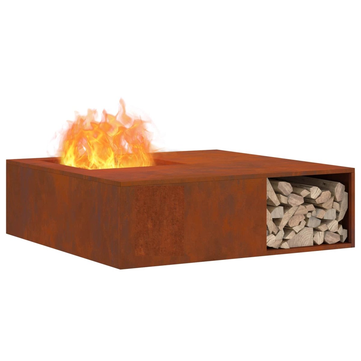 Uguns Bedre Rūsa 100 X 100 X 30 Cm Novecināts Tērauds - HOLDORS