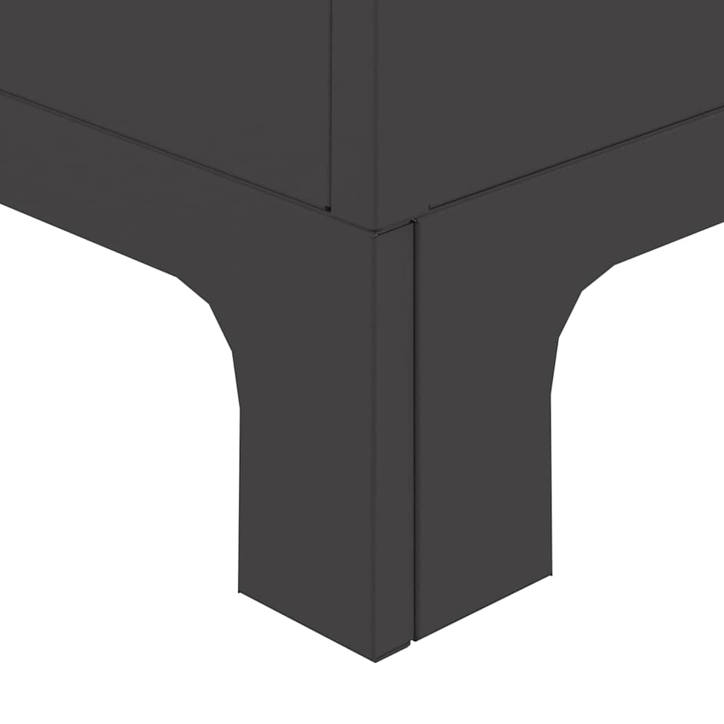 Uguns Bļoda Melna 50 X 50 X 70 Cm Novecināts Tērauds - HOLDORS