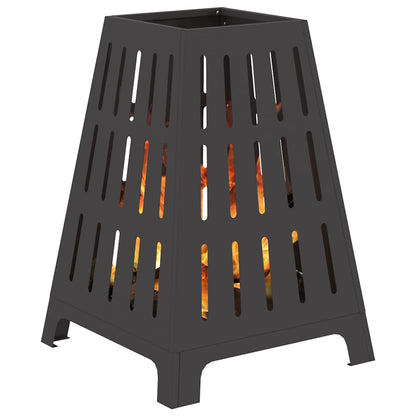 Uguns Bļoda Melna 50 X 50 X 70 Cm Novecināts Tērauds - HOLDORS