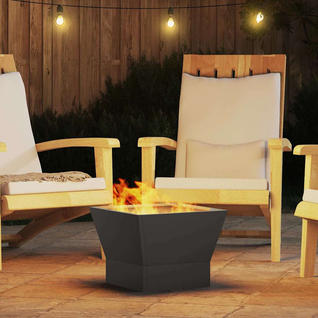 Uguns Bļoda Melns 40 X 40 X 35 Cm Novecināts Tērauds - HOLDORS
