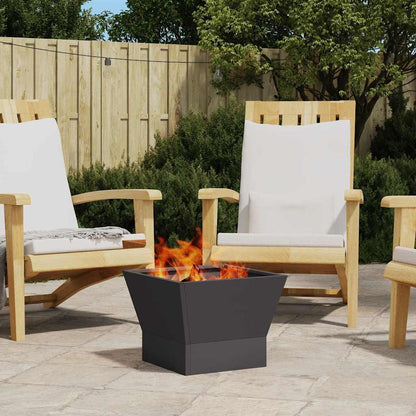 Uguns Bļoda Melns 40 X 40 X 35 Cm Novecināts Tērauds - HOLDORS