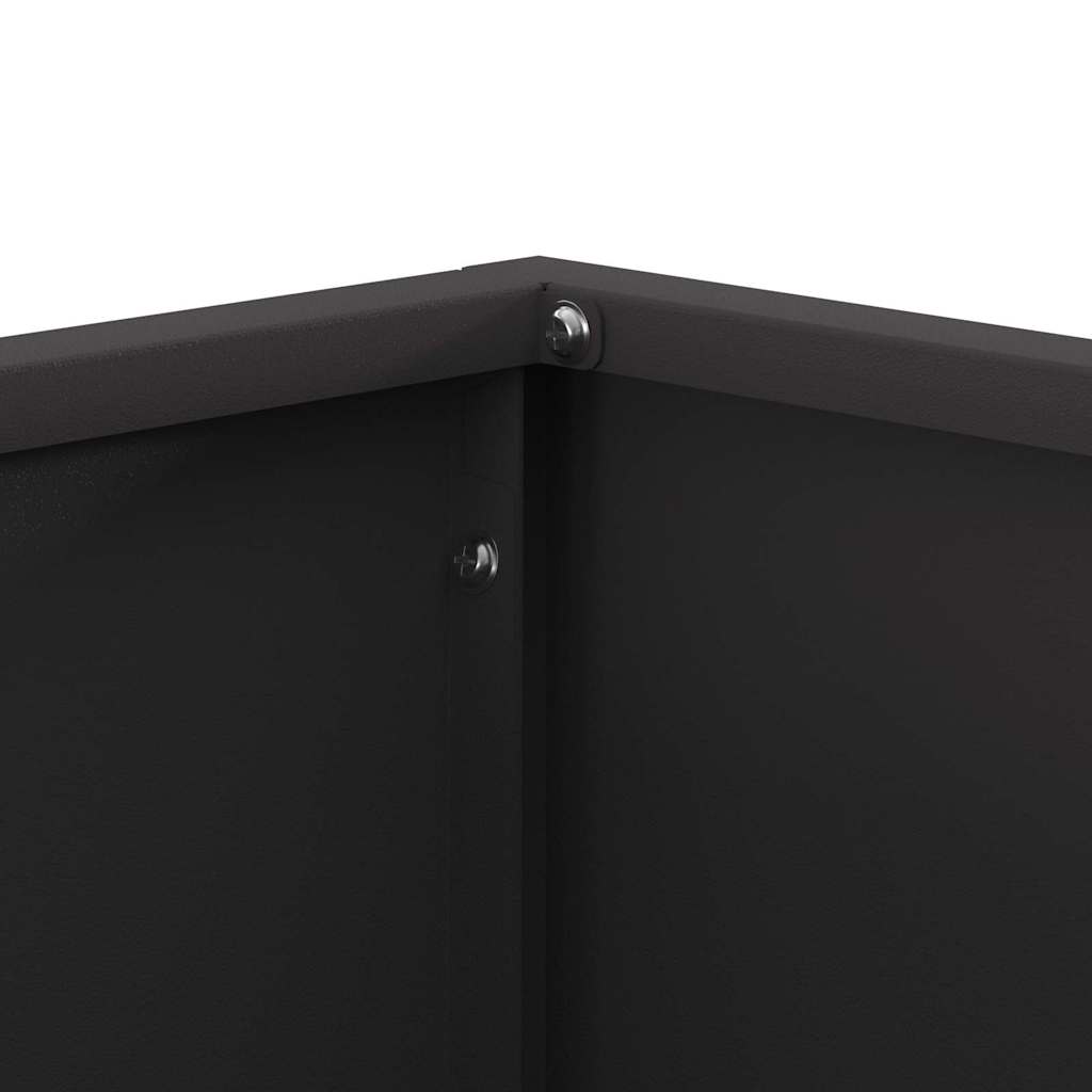 Uguns Bļoda Melns 40 X 40 X 35 Cm Novecināts Tērauds - HOLDORS