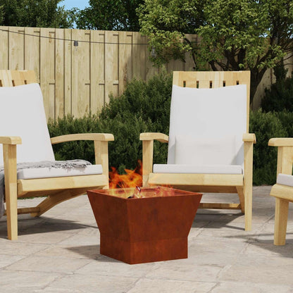Uguns Bļoda Melns 40 X 40 X 35 Cm Novecināts Tērauds - HOLDORS