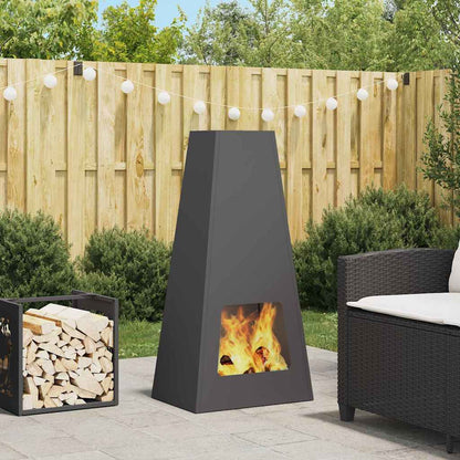 Uguns Bļoda Melns 50 X 35 X 100 Cm Novecināts Tērauds - HOLDORS