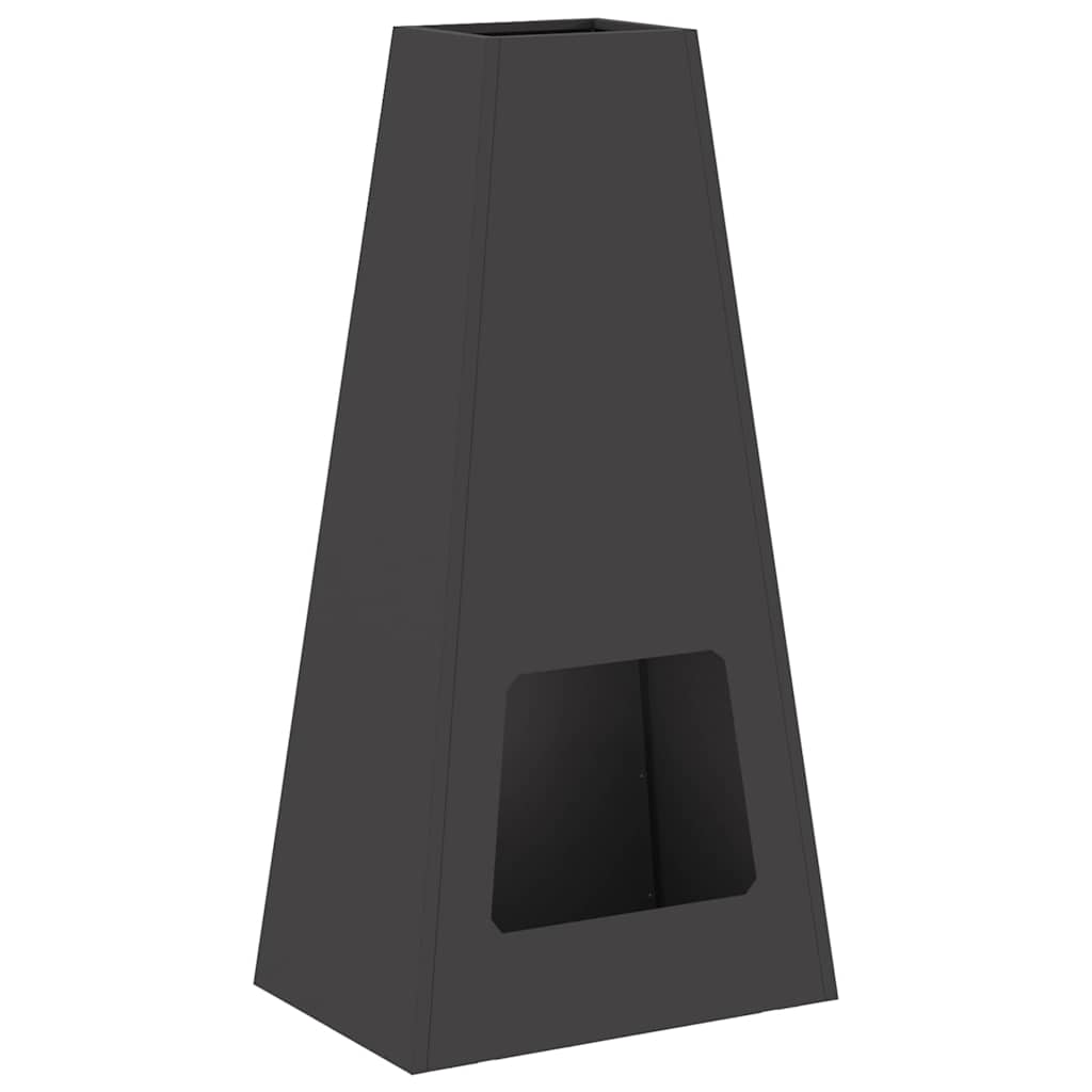 Uguns Bļoda Melns 50 X 35 X 100 Cm Novecināts Tērauds - HOLDORS