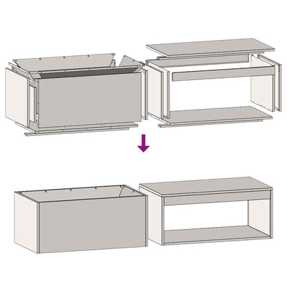 Uguns Bļoda Rūsa 160 X 45 X 35 Cm Novecināts Tērauds - HOLDORS