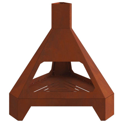 Uguns Bļoda Rūsa 50 X 43 X 52 Cm Novecināts Tērauds - HOLDORS