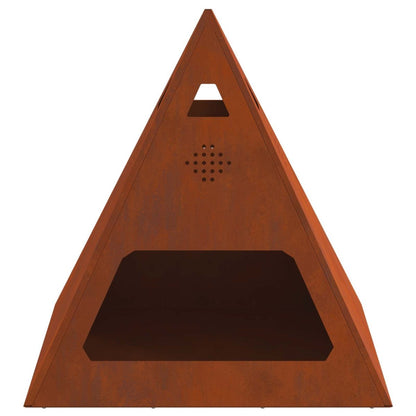 Uguns Bļoda Rūsa 50 X 50 X 51 Cm Novecināts Tērauds - HOLDORS
