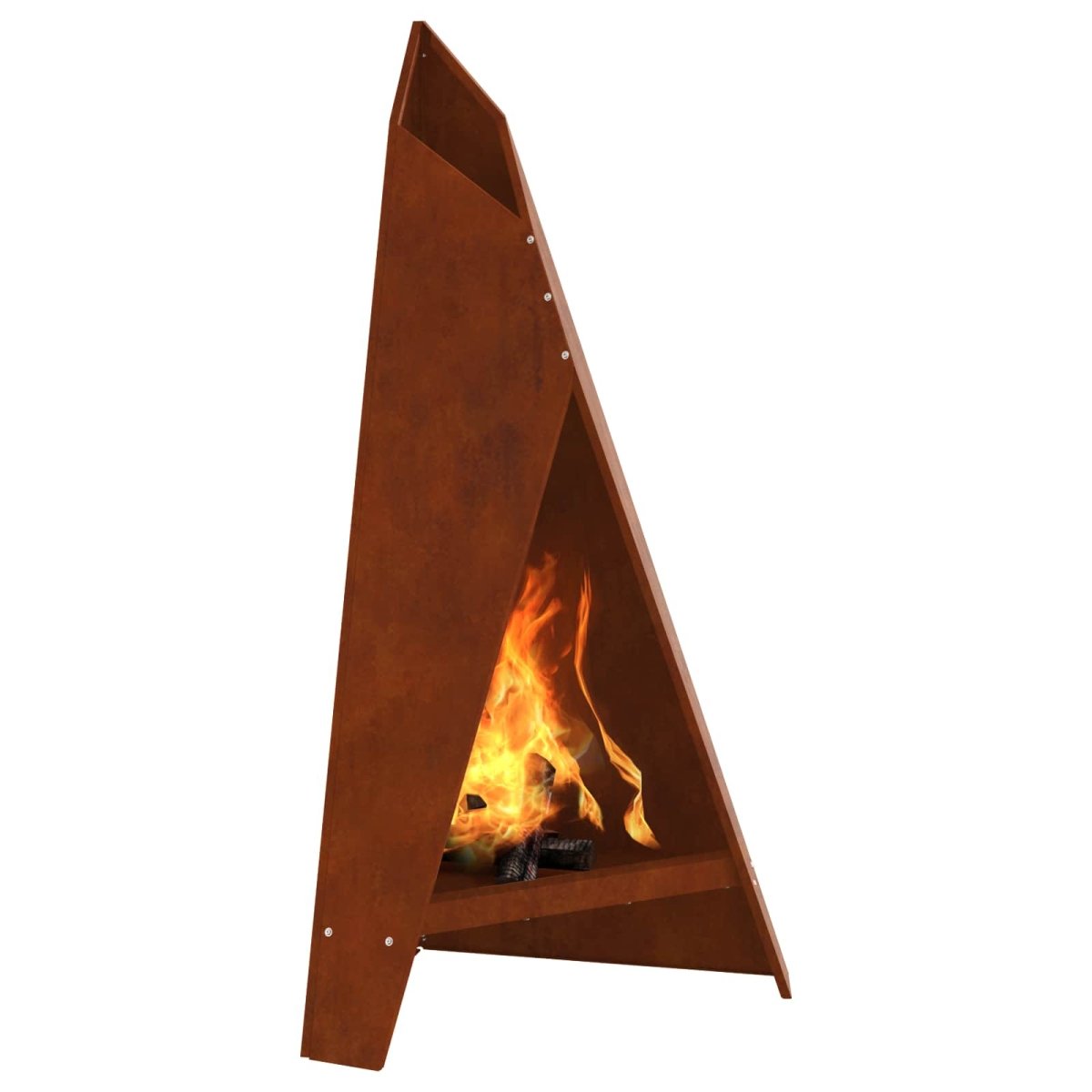 Uguns Bļoda Rūsa 58 X 40 X 100 Cm Novecināts Tērauds - HOLDORS