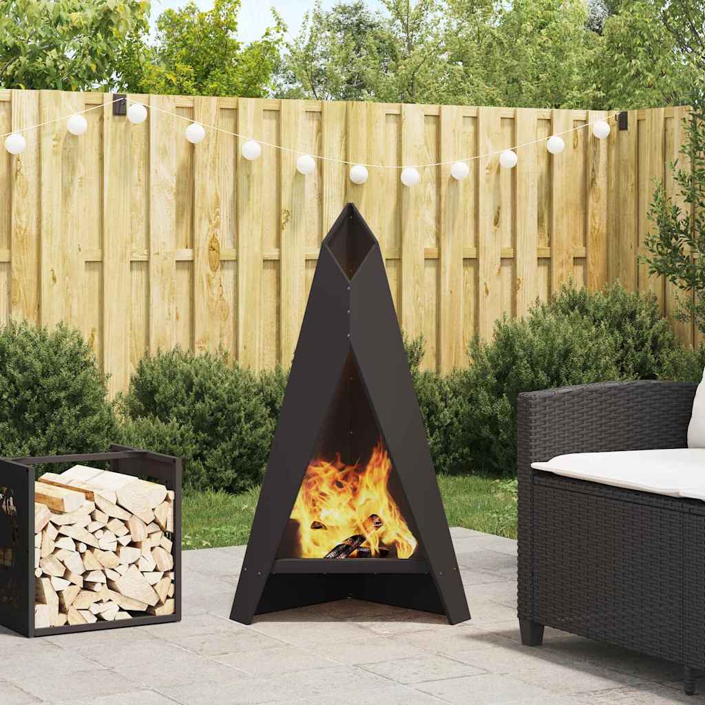 Uguns Bļoda Rūsa 58 X 40 X 100 Cm Novecināts Tērauds - HOLDORS