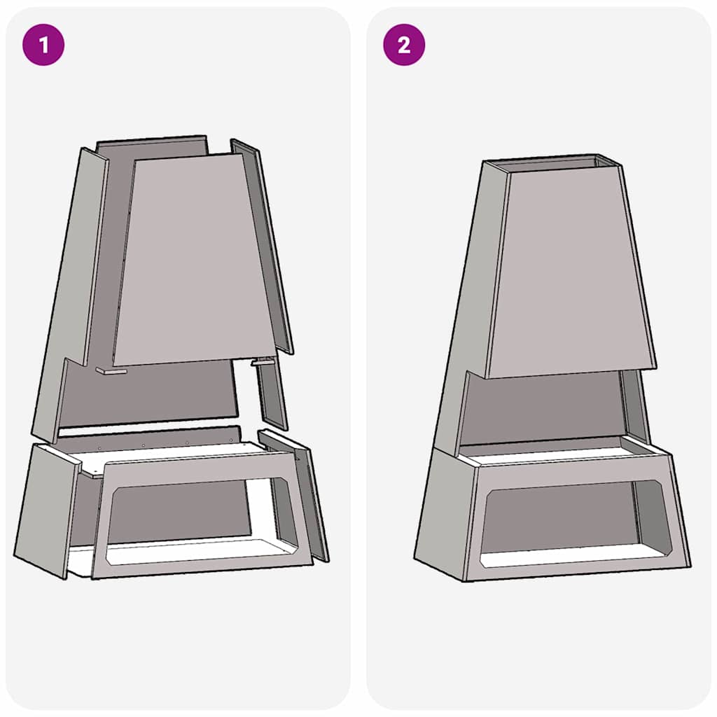 Uguns Bļoda Rūsa 60 X 35 X 100 Cm Novecināts Tērauds - HOLDORS