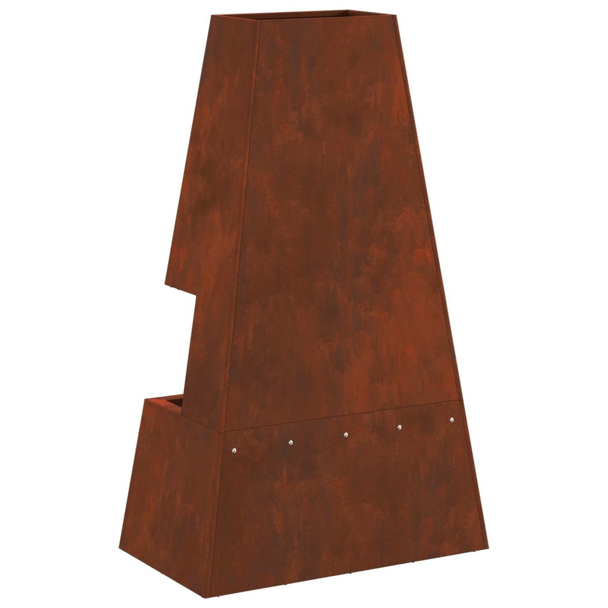 Uguns Bļoda Rūsa 60 X 35 X 100 Cm Novecināts Tērauds - HOLDORS