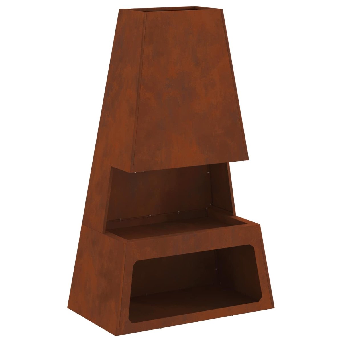 Uguns Bļoda Rūsa 60 X 35 X 100 Cm Novecināts Tērauds - HOLDORS