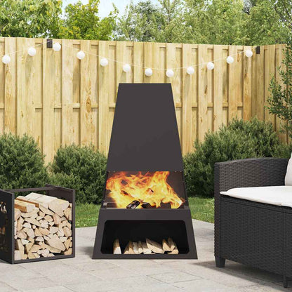 Uguns Bļoda Rūsa 60 X 35 X 100 Cm Novecināts Tērauds - HOLDORS