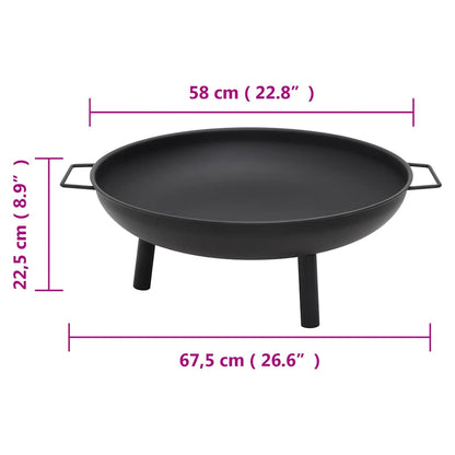 Ugunskura Vieta, 67,5X58X22,5 Cm, Tērauds - HOLDORS