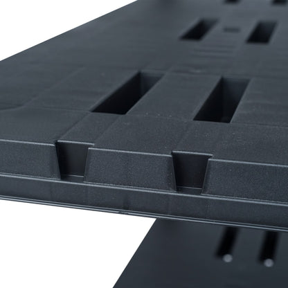 Uzglabāšanas Plaukts, Melns, 220 Kg, , Plastmasa - HOLDORS